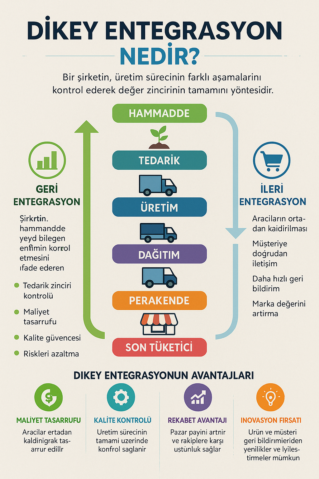 Dikey Entegrasyon ( Dikte Entegrasyon ) Nedir ?