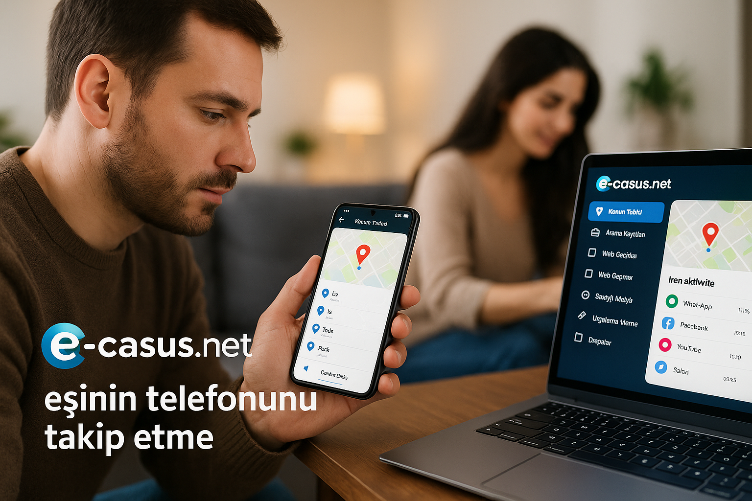 eşinin telefonunu takip etme